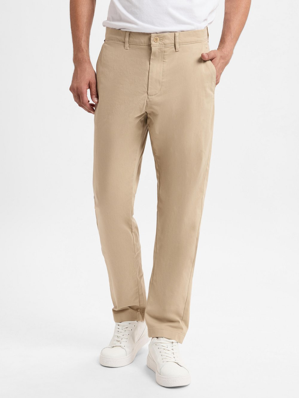 Tommy Hilfiger Spodnie - Harlem Mężczyźni Bawełna beżowy, 33-32