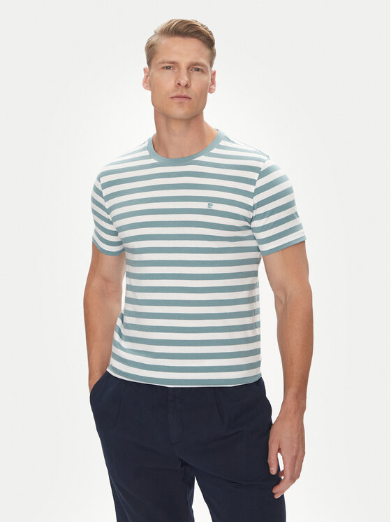 Pierre Cardin T-Shirt C5 21480.2134 Zielony Regular Fit