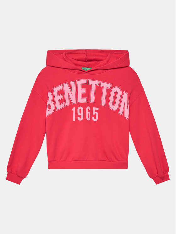 United Colors Of Benetton Bluza 3J68C203I Różowy Relaxed Fit