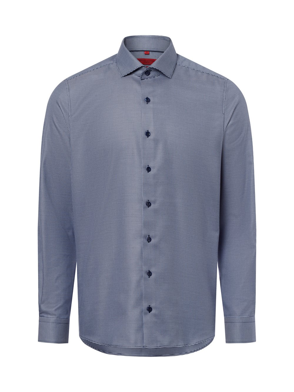 Finshley & Harding Męska koszula biznesowa - non-iron Mężczyźni Slim Fit Bawełna niebieski, 37