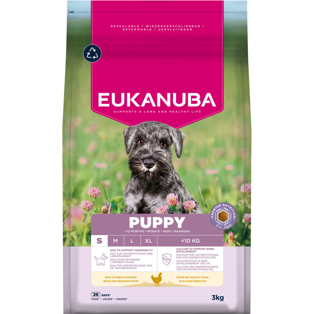 Eukanuba Premium Nutrition Puppy Small Breed, kurczak - 3 kg
