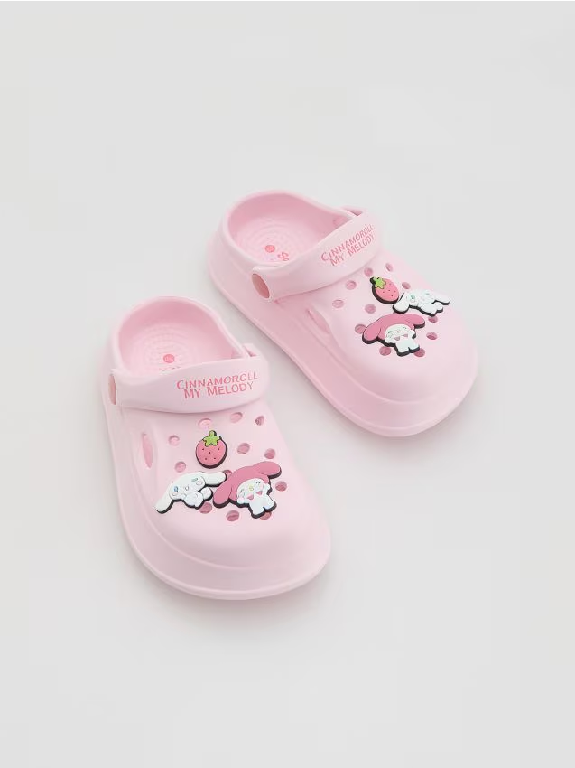 Reserved - Klapki Hello Kitty & Friends - pastelowy róż