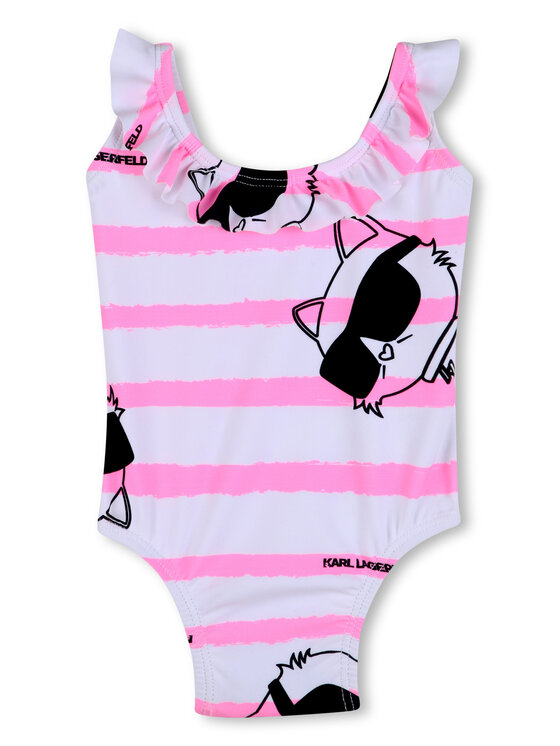 Karl Lagerfeld Kids Strój kąpielowy Z31066 M Różowy
