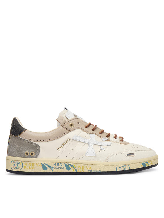 Premiata Sneakersy Bskt Clay Var 8163 Kremowy