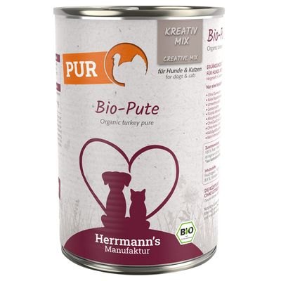 Pakiet Herrmann's Czyste Mięso Kreativ-Mix / Bio, 12 x 400 g - Bioindyk