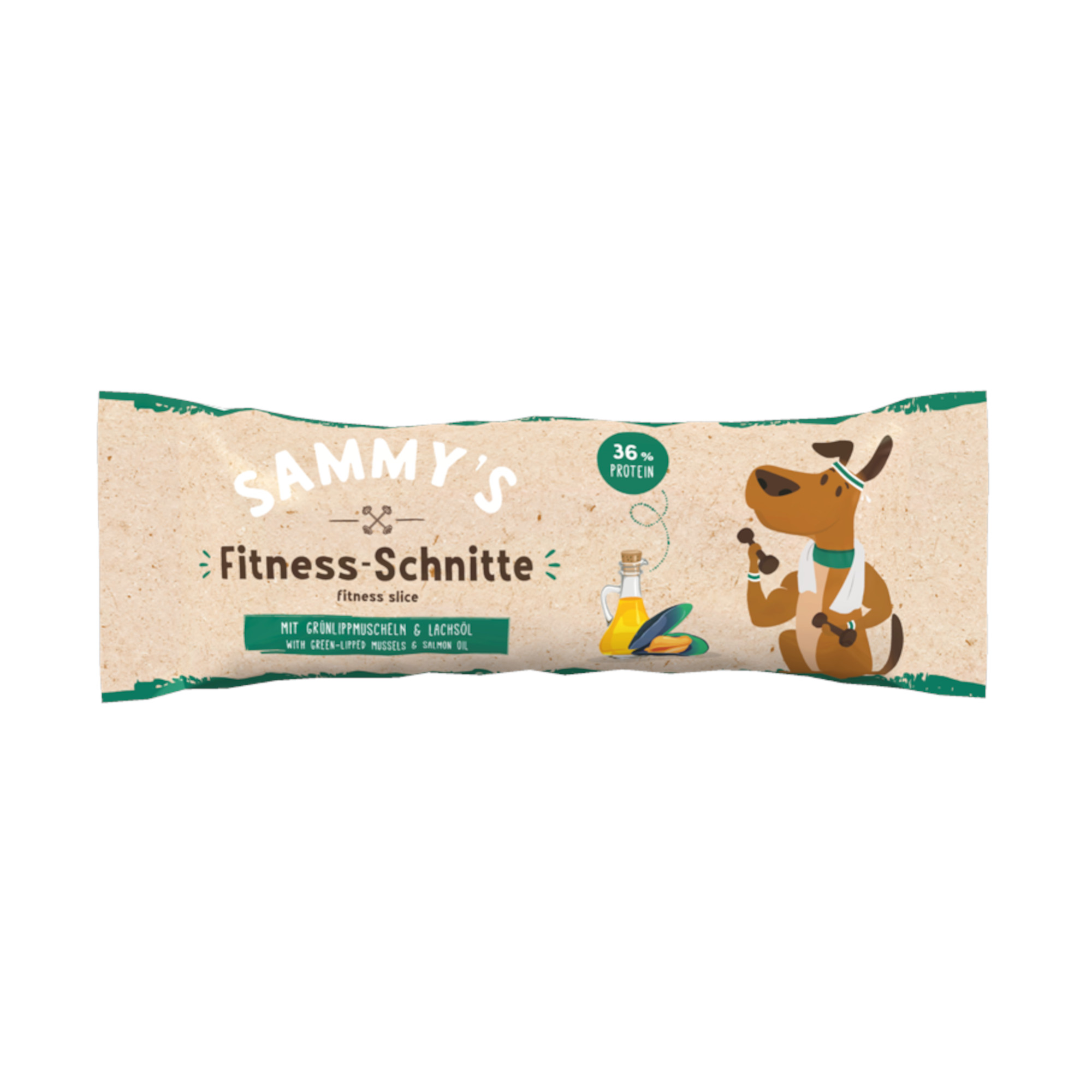 Sammy's Fitness Slice, baton proteinowy, z omułkiem zielonowargowym - 25 g