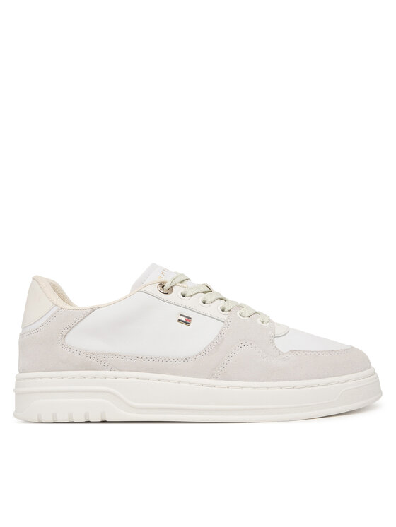 Tommy Hilfiger Sneakersy Court FW0FW09177 Biały