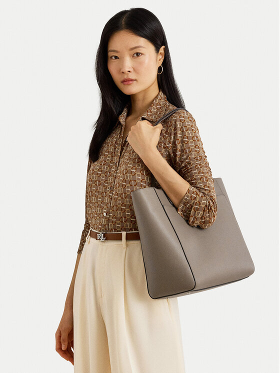 LAUREN RALPH LAUREN Torebka Large Cameryn 431960183009 Brązowy