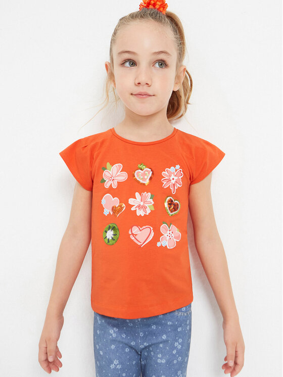 Mayoral T-Shirt 3071 Pomarańczowy