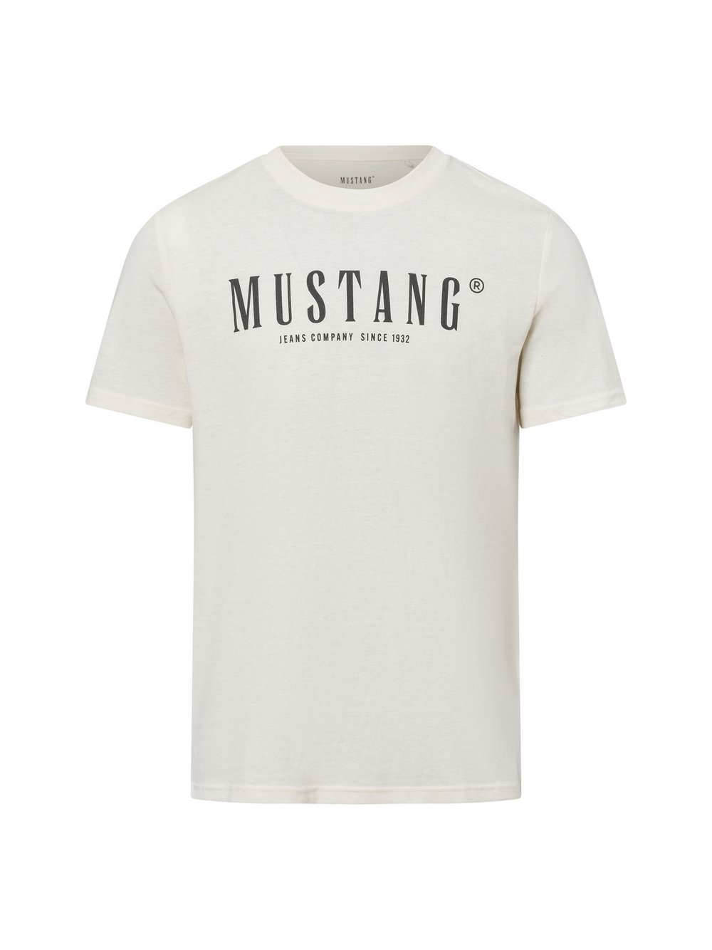 Mustang Koszulka męska - Austin Mężczyźni Bawełna beżowy, M