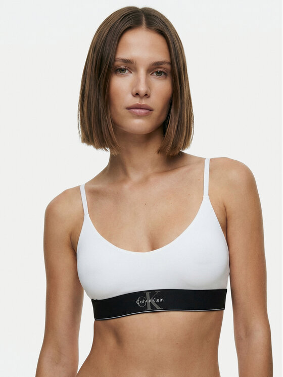 Calvin Klein Underwear Biustonosz top LV00QF8814 Biały