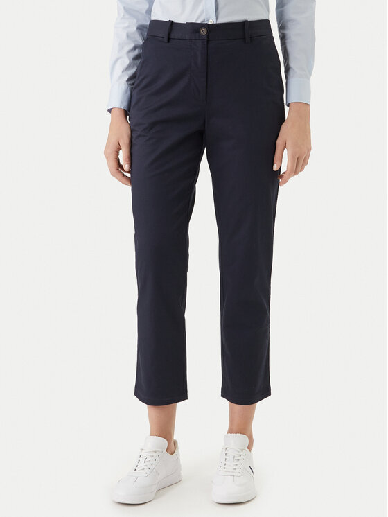 Gant Chinosy 4150380 Granatowy Slim Fit