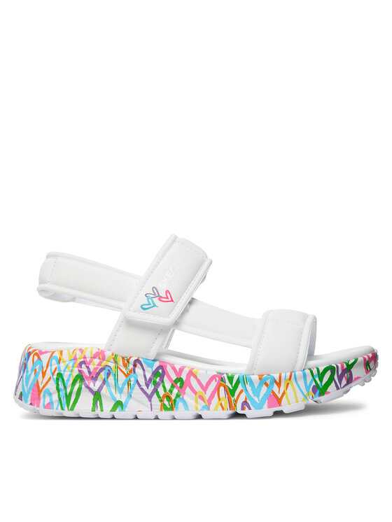 Skechers Sandały Uno Lite Sandal - Sunny Love 314094L/WMN Biały