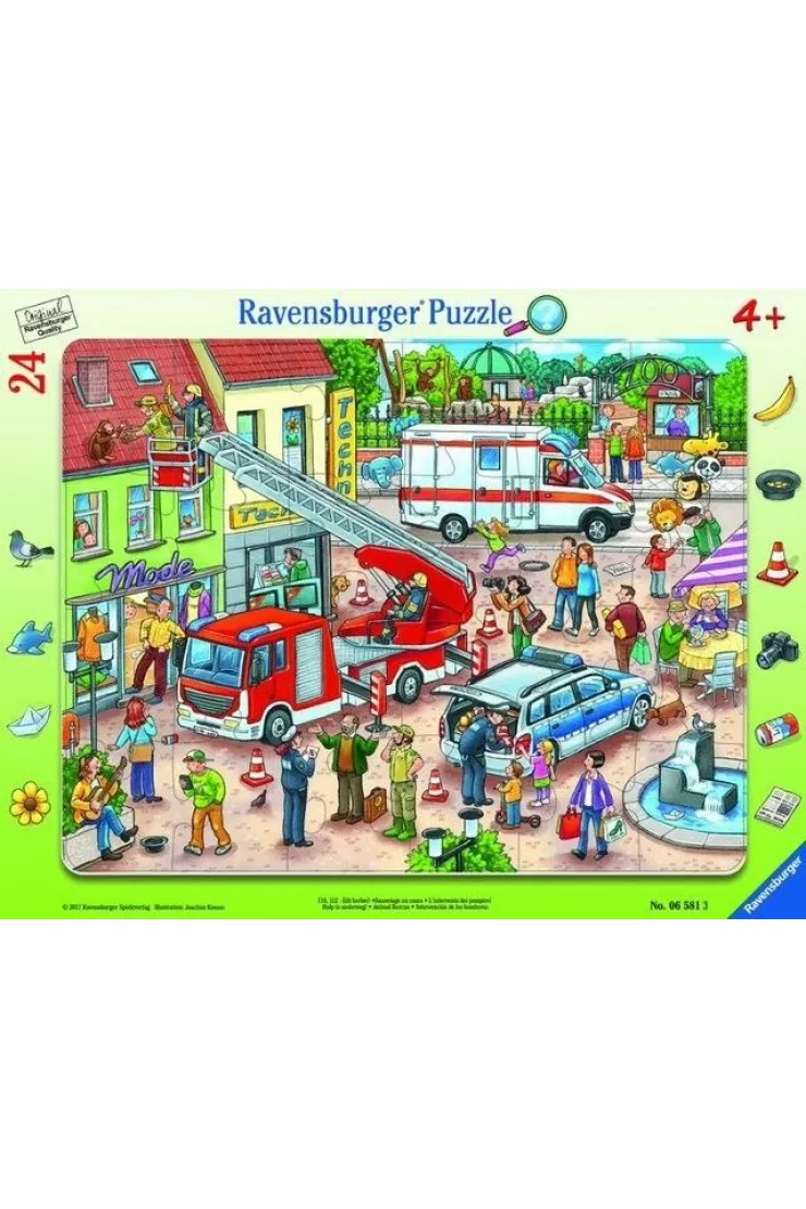 Puzzle ramkowe 24 el. Na ratunek zwierzakom