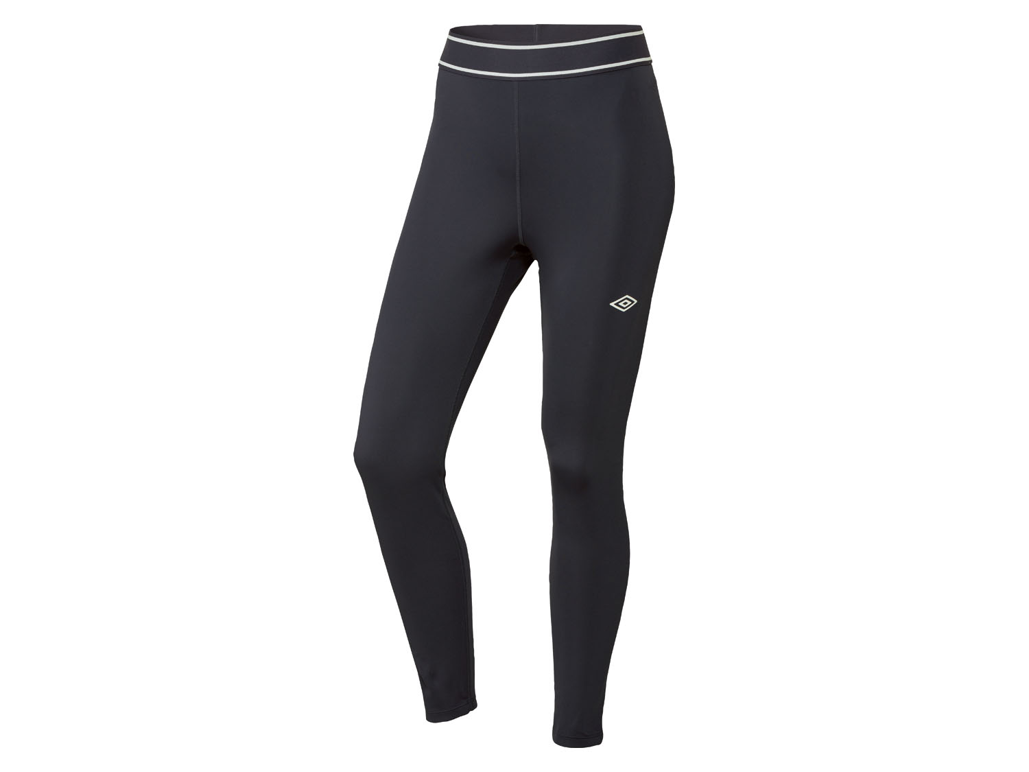 UMBRO Legginsy damskie, idealne dopasowanie (Czarny, S)