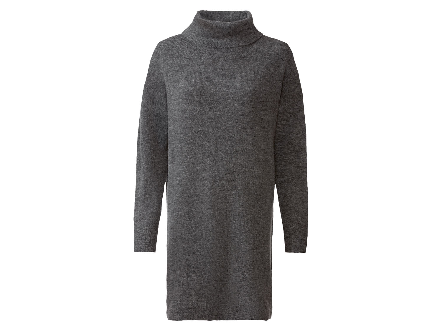 esmara® Sukienka oversize z dzianiny o grubym splocie damska (Ciemnoszary, S(36/38))