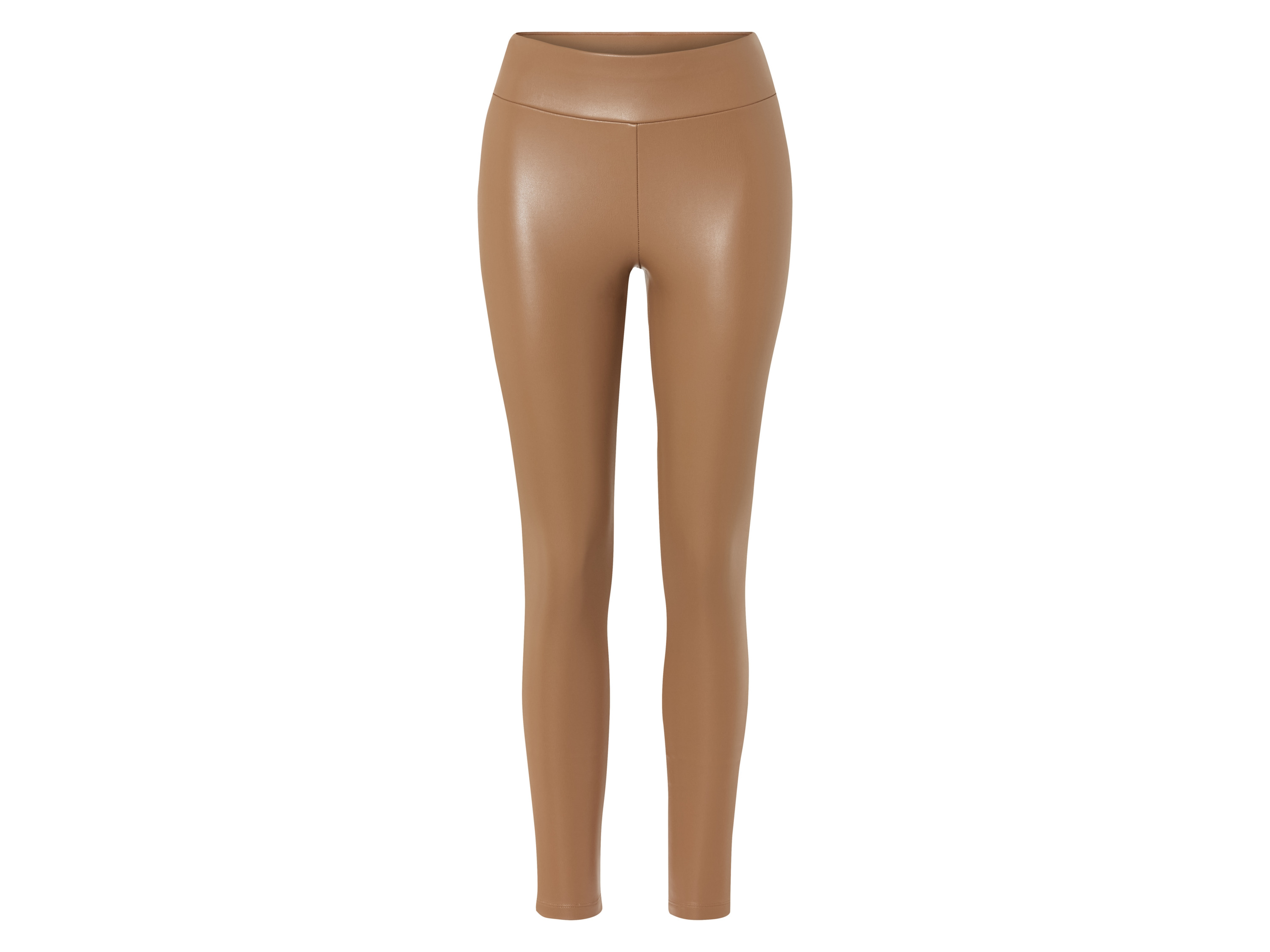 esmara® Legginsy damskie o wyglądzie skóry (Brązowy, 40)