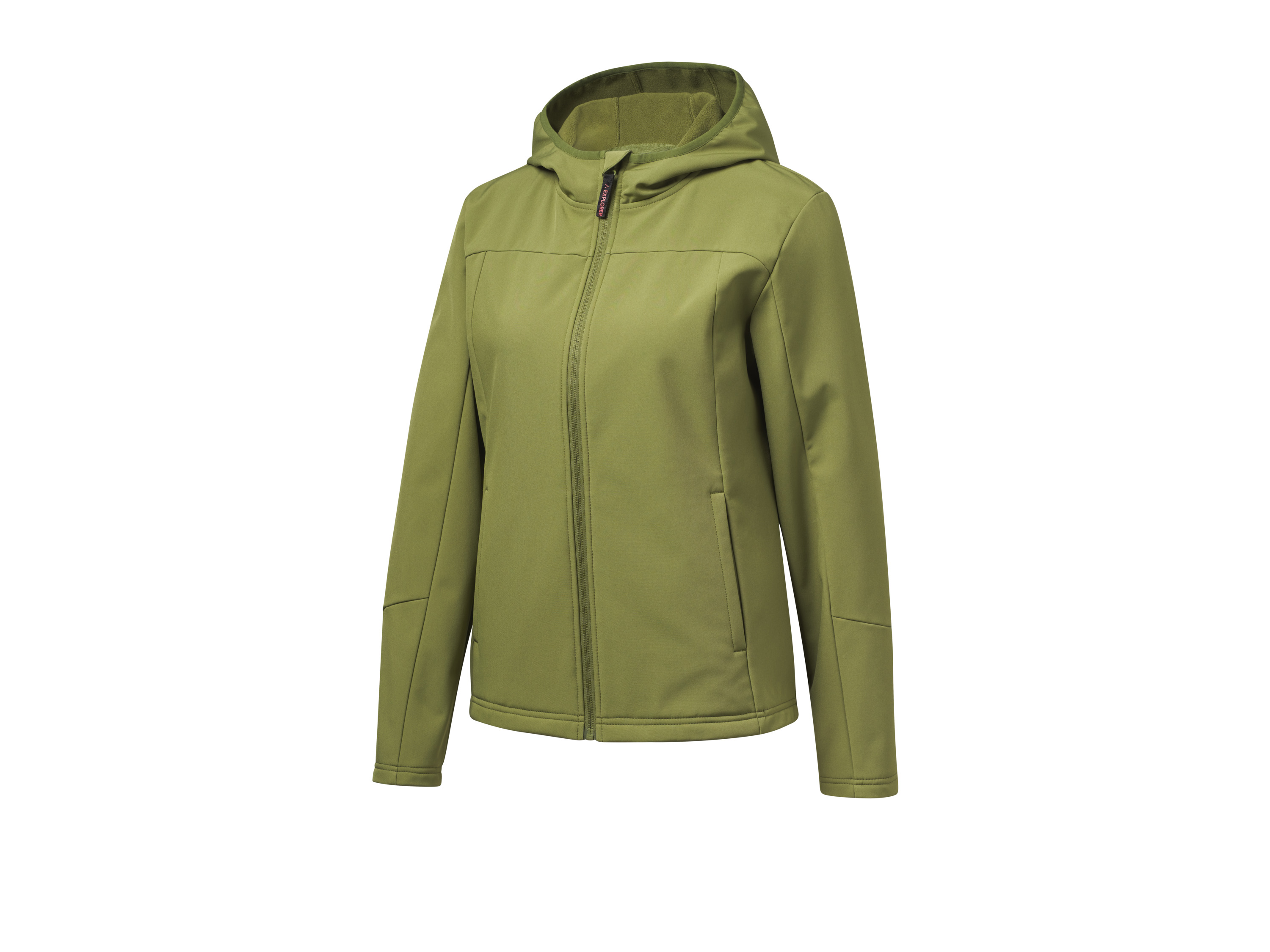 CRIVIT Kurtka damska softshell ocieplana (Zielony, S(36/38))