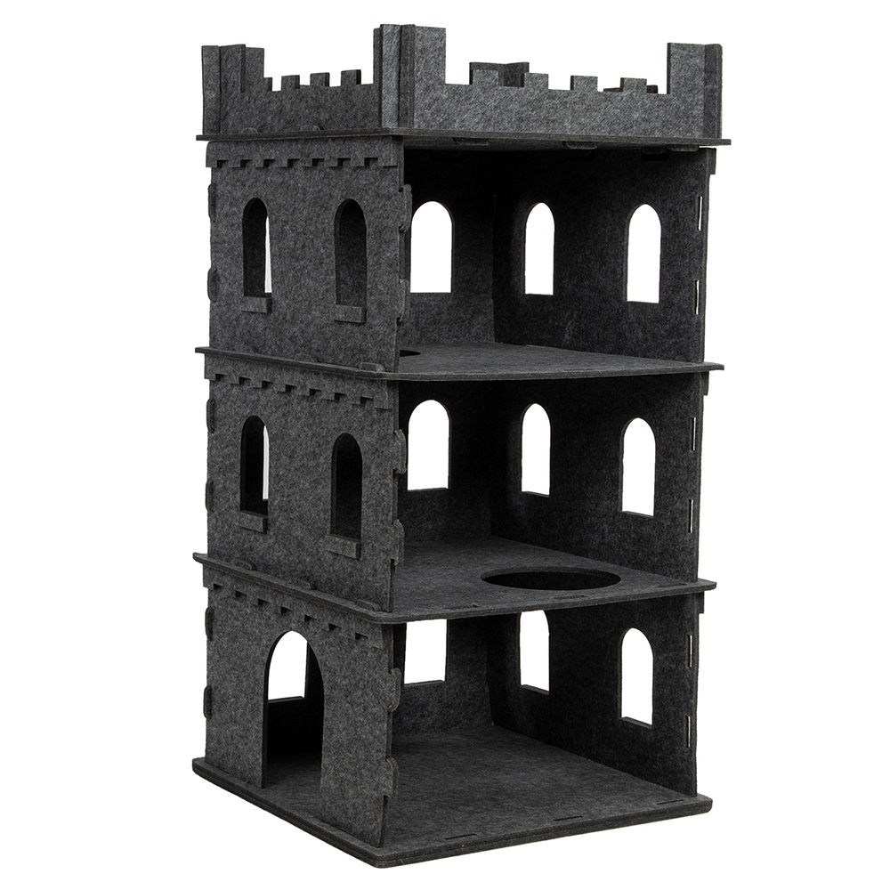 CanadianCat Company zamek dla kota Felty Fort - ok. dł. 55 x szer. 55 x wys. 108 cm
