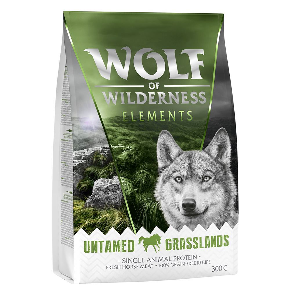 Wolf of Wilderness Monoprotein Sensitive "Untamed Grasslands", konina - bez zbóż - 300 g