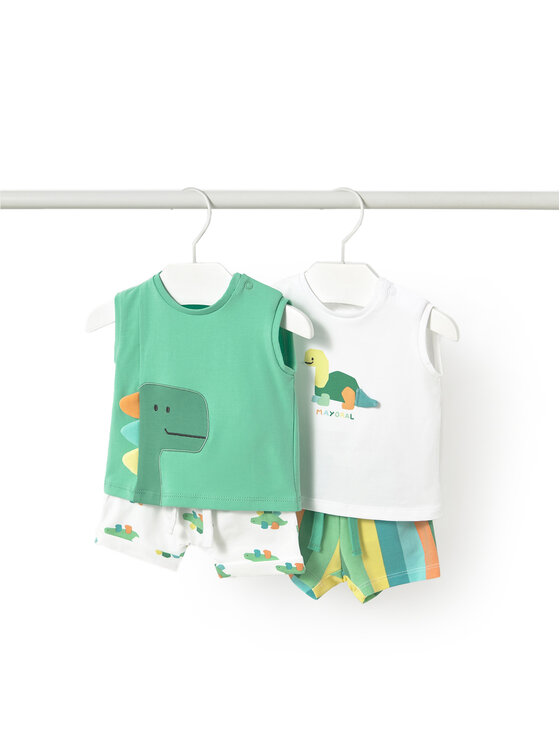 Mayoral Komplet top i spodenki 1625 Kolorowy Regular Fit