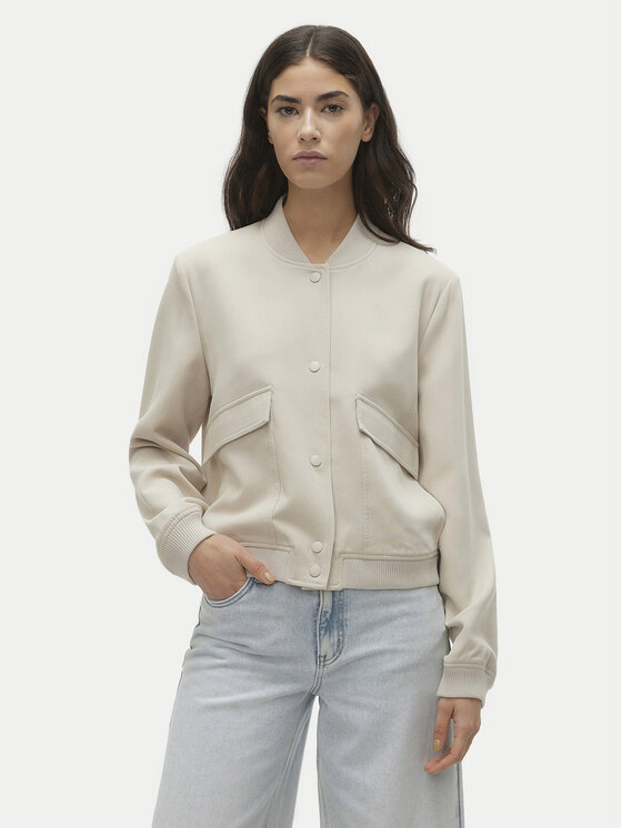 Vero Moda Kurtka bomber Amala 10307303 Beżowy Regular Fit