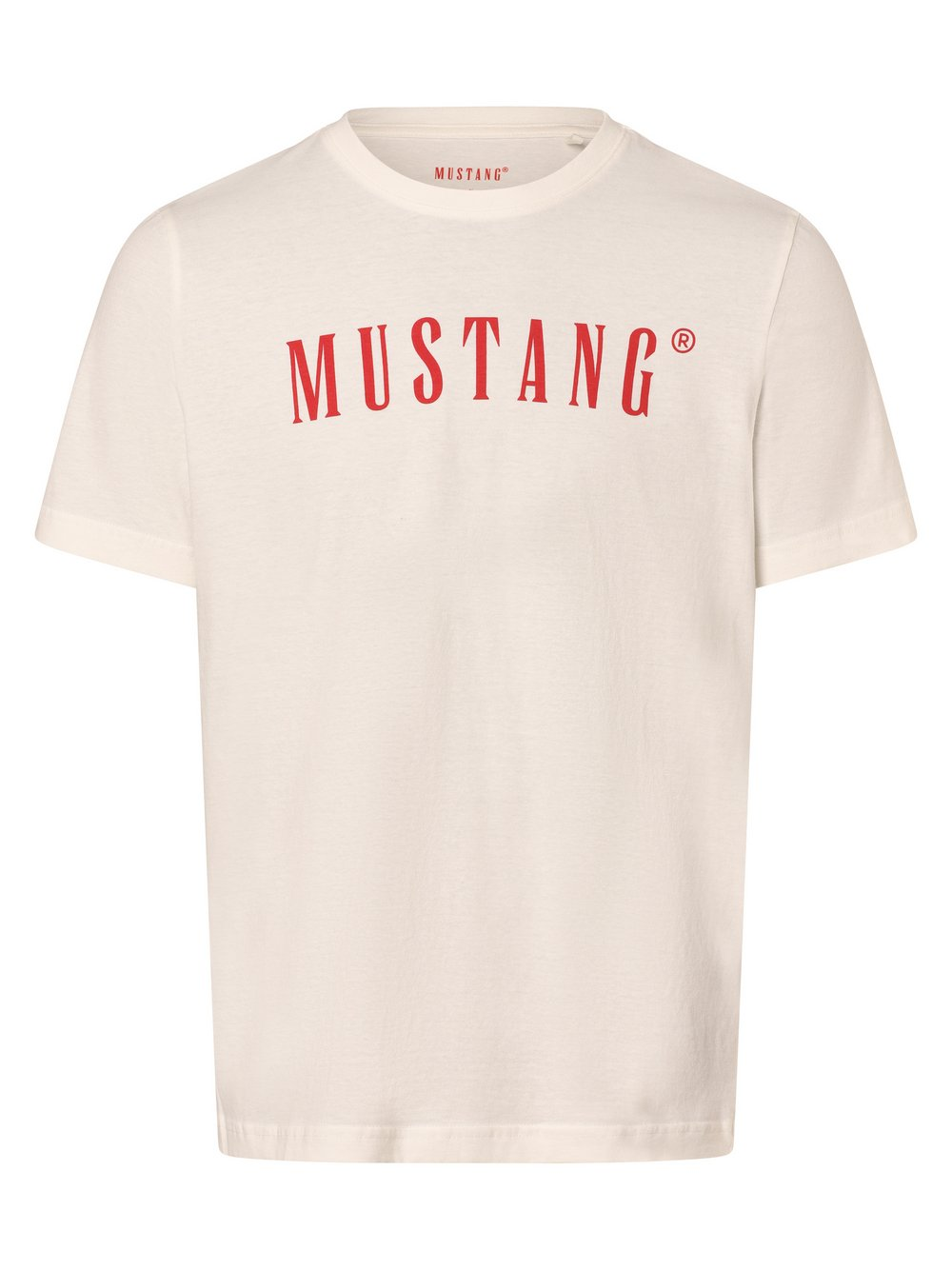 Mustang Koszulka męska - Austin Mężczyźni Bawełna biały, XXL