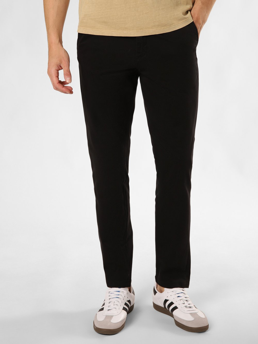 Jack & Jones Chinosy Mężczyźni Bawełna czarny, 30-32