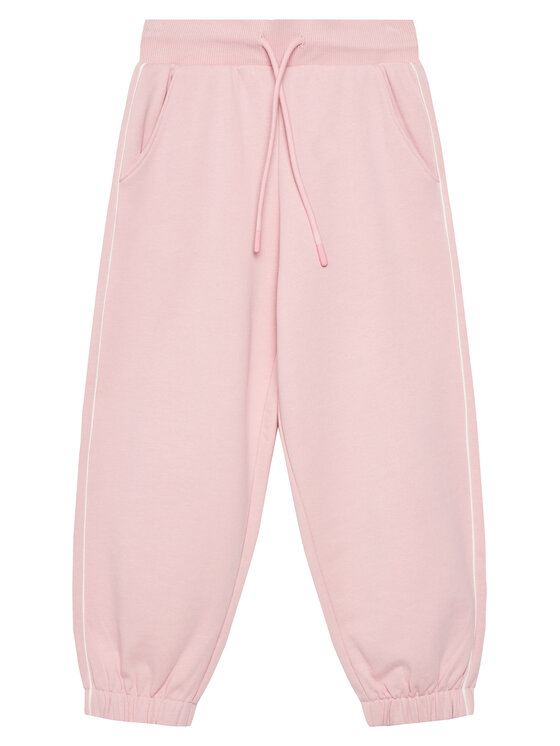 United Colors Of Benetton Spodnie dresowe 3UNICF060 Różowy Relaxed Fit