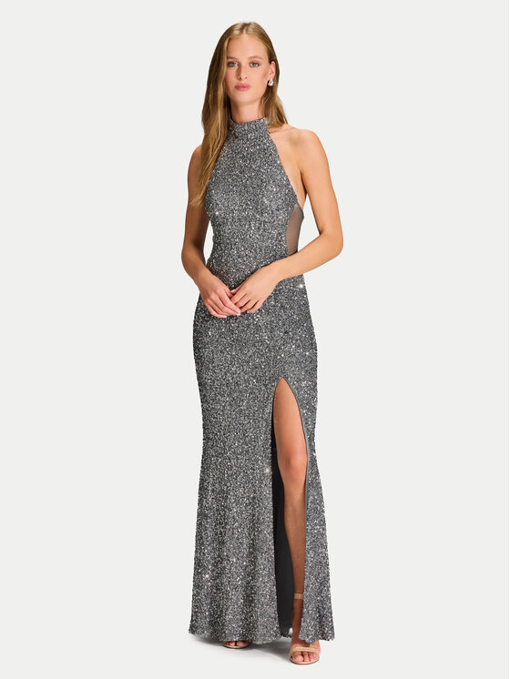 Hey Kyla Sukienka wieczorowa 5AJ006HK Zielony Slim Fit