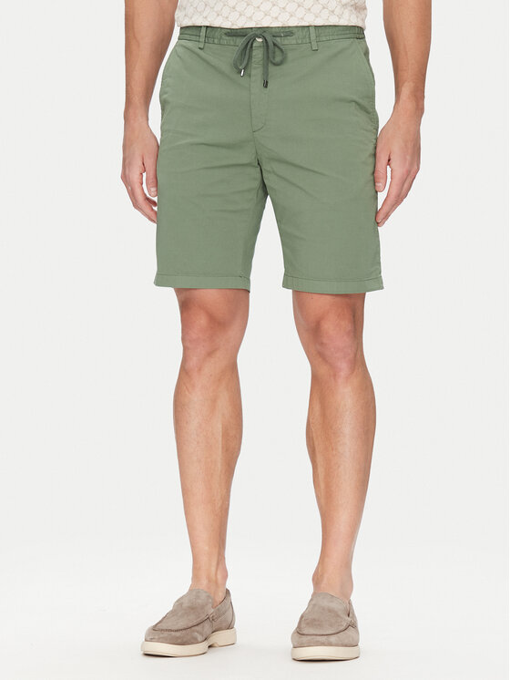 JOOP! Szorty materiałowe 17 JT-80Capri-D 30045912 Zielony Slim Fit