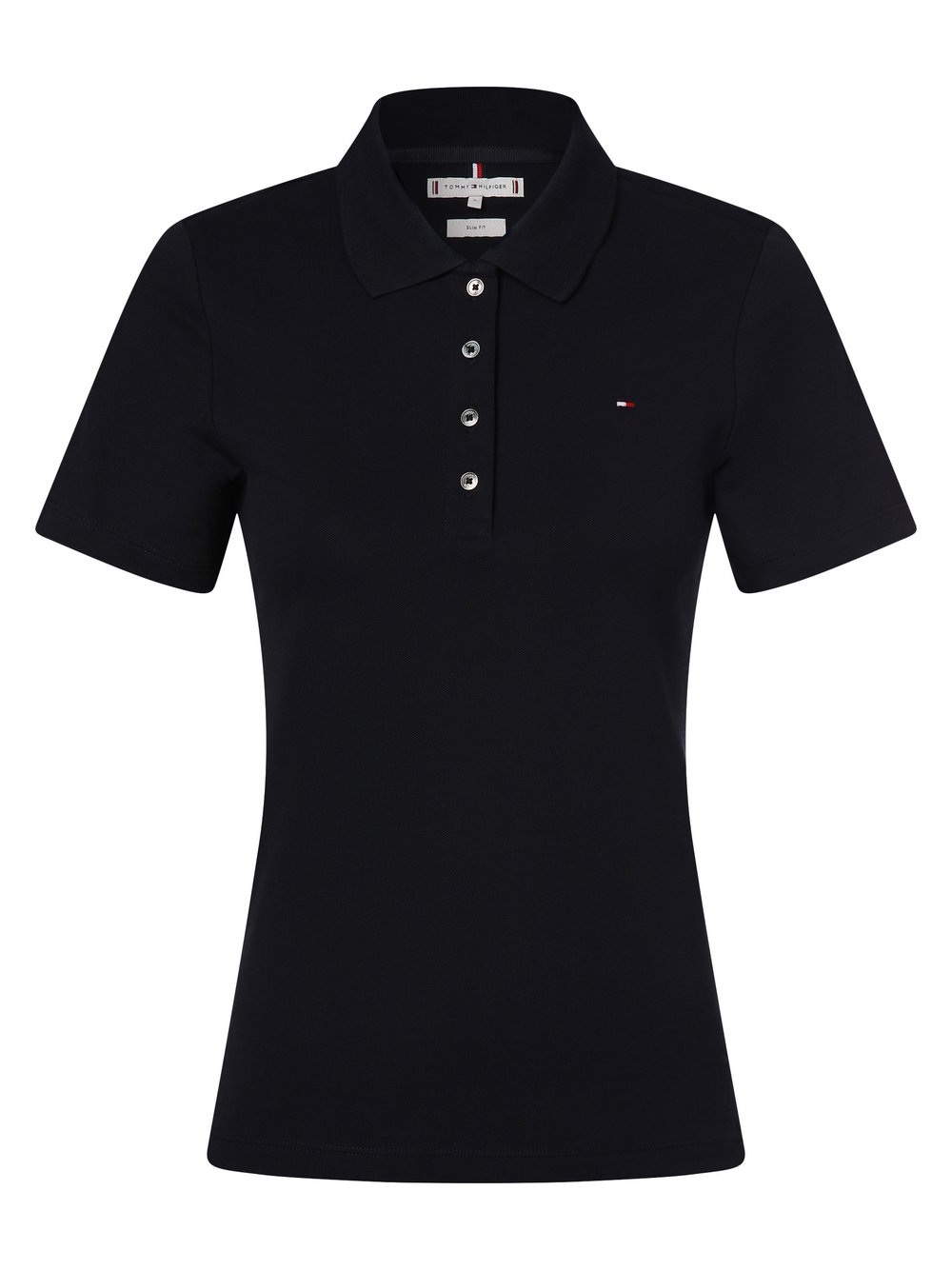 Tommy Hilfiger Damska koszulka polo Kobiety Bawełna niebieski, XL