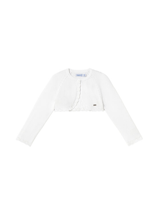 Mayoral Bolerko 306 Biały Regular Fit