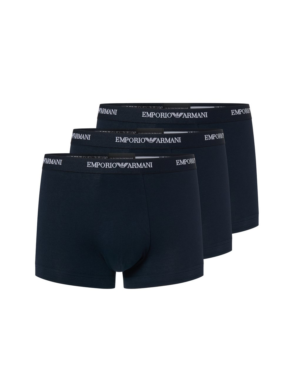 Emporio Armani Bokserki w 3-paku Mężczyźni Bawełna niebieski, XL