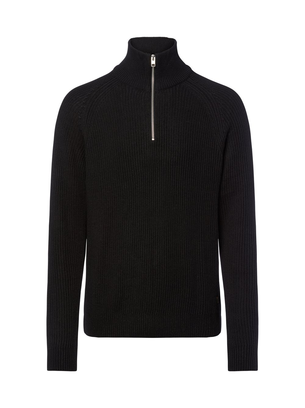 Jack & Jones Męski sweter z dzianiny Mężczyźni Sztuczne włókno czarny, XL