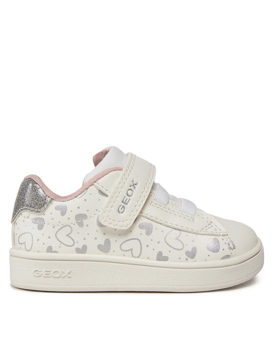 Geox Sneakersy B Eclyper Girl B455MA 0BCKC C0007 Biały