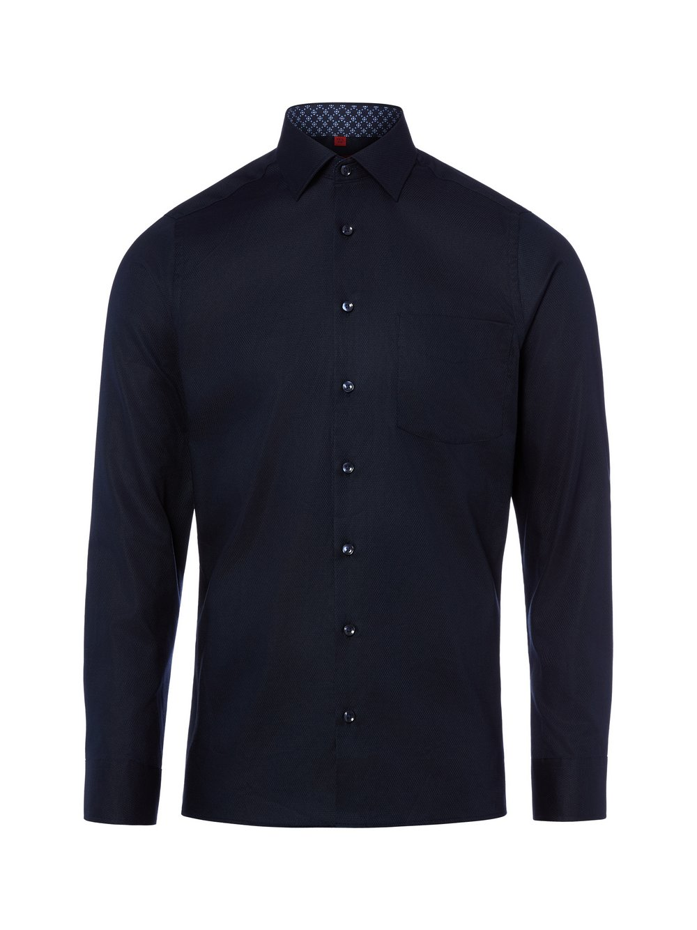 Finshley & Harding Męska koszula biznesowa - Easy Care Mężczyźni Slim Fit Bawełna niebieski, 40