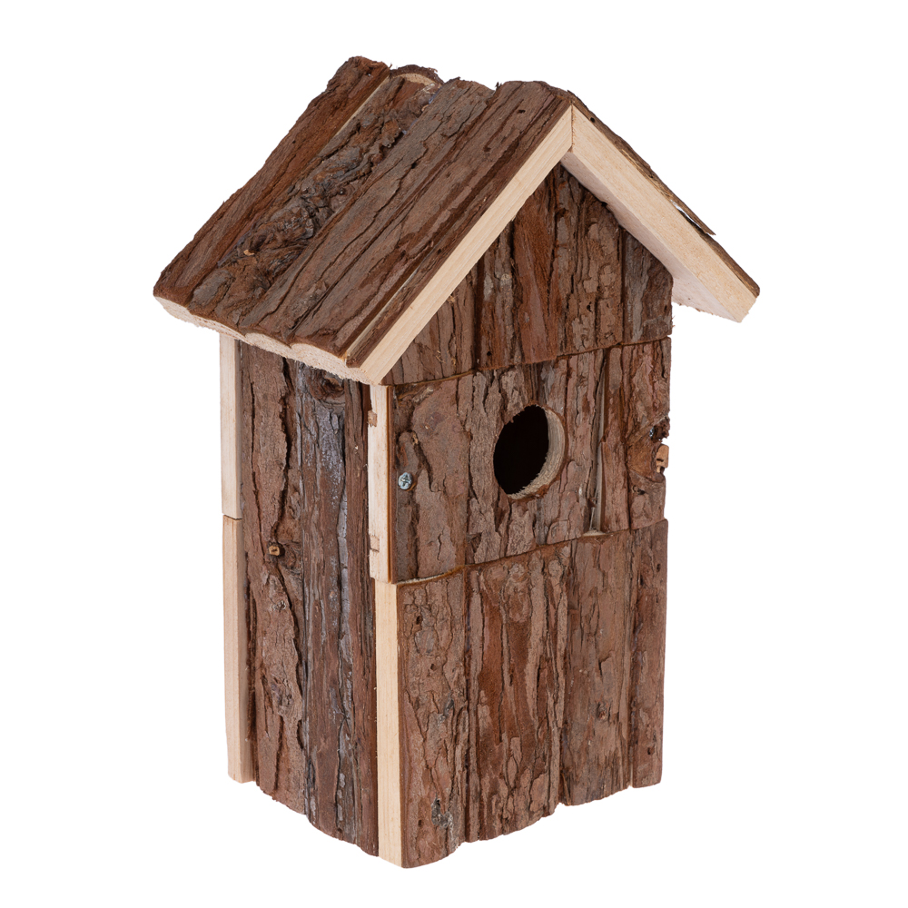 TIAKI budka lęgowa dla ptaków Blockhaus - Dł. x szer. x wys.: 17 x 12,5 x 26 cm miniaturka