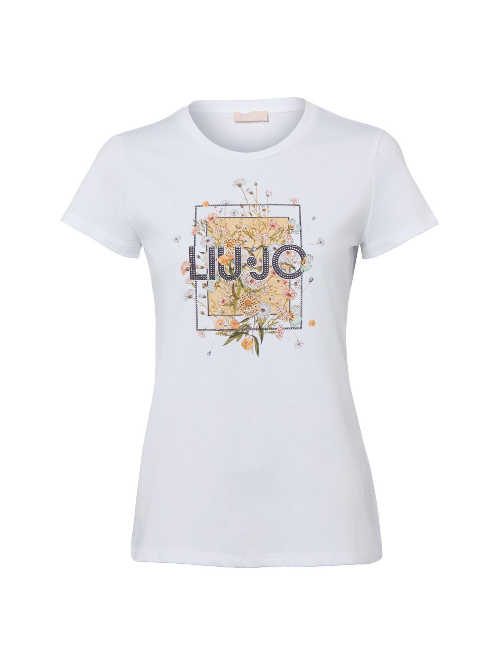 Liu Jo Collection Koszulka damska Kobiety Bawełna biały|wielokolorowy, S
