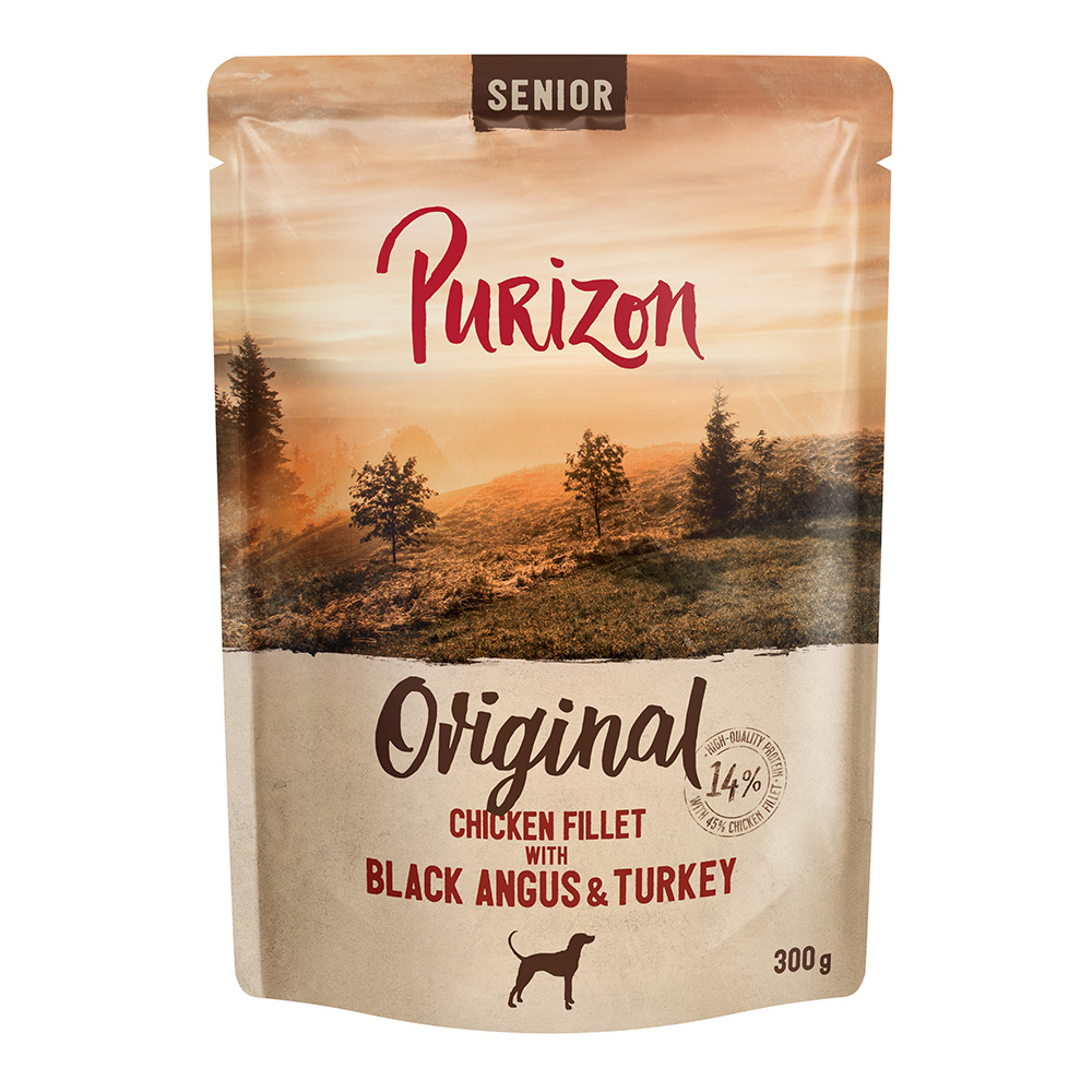 Purizon Senior, filet z kurczaka z wołowiną Black Angus - 12 x 300 g