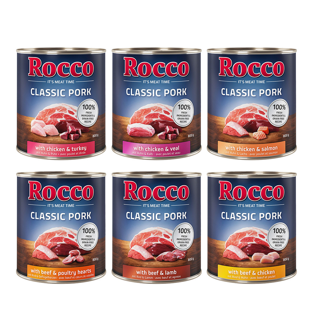 Korzystny pakiet Rocco Classic Pork, 12 x 800 g - Pakiet mieszany