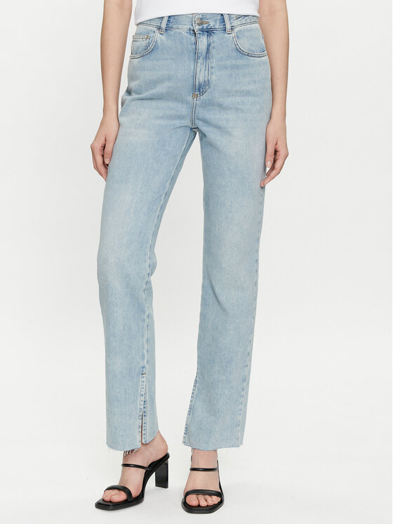 Marella Jeansy Wleg1 2413181034 Niebieski Wide Leg
