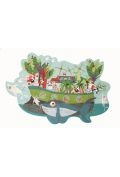 Puzzle konturowe 40 el. Arka