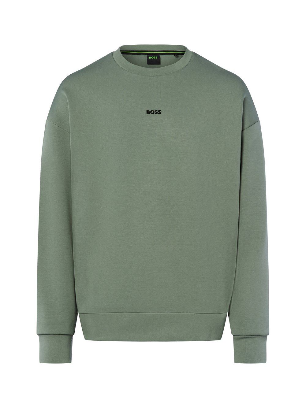 BOSS Green Bluza męska - Stenson Mężczyźni Bawełna zielony, XL