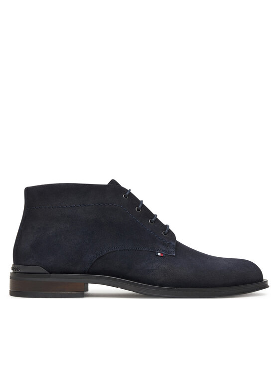 Tommy Hilfiger Trzewiki Corporate FM0FM05579 Granatowy