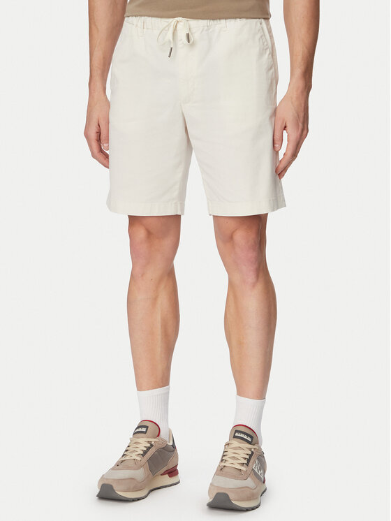 Jack & Jones Szorty materiałowe Jaiden Rocco 12292831 Beżowy Regular Fit
