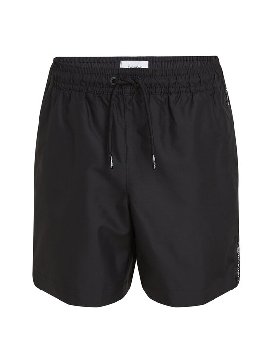 Calvin Klein Swimwear Szorty kąpielowe KV0KV00058 Czarny Regular Fit