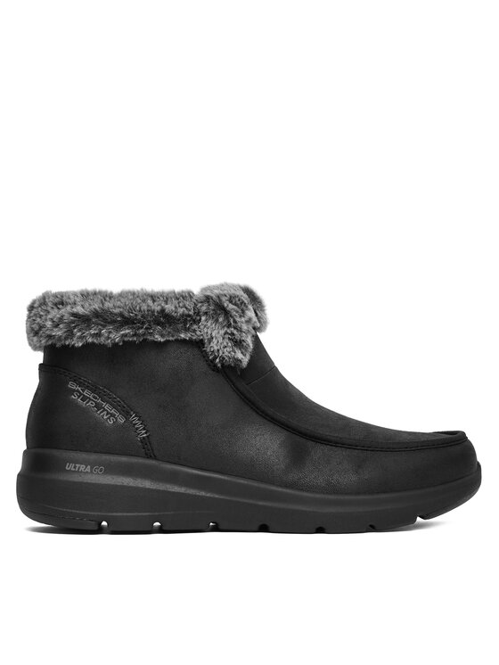 Skechers Botki Glacial Ultra 144221/BBK Czarny