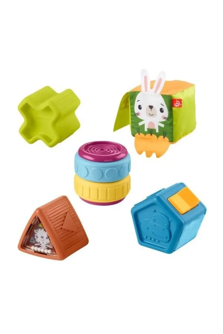 Fisher-Price. Klocki sensoryczne