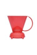 Dripper Zaparzacz do kawy L koralowy + 100 filtrów